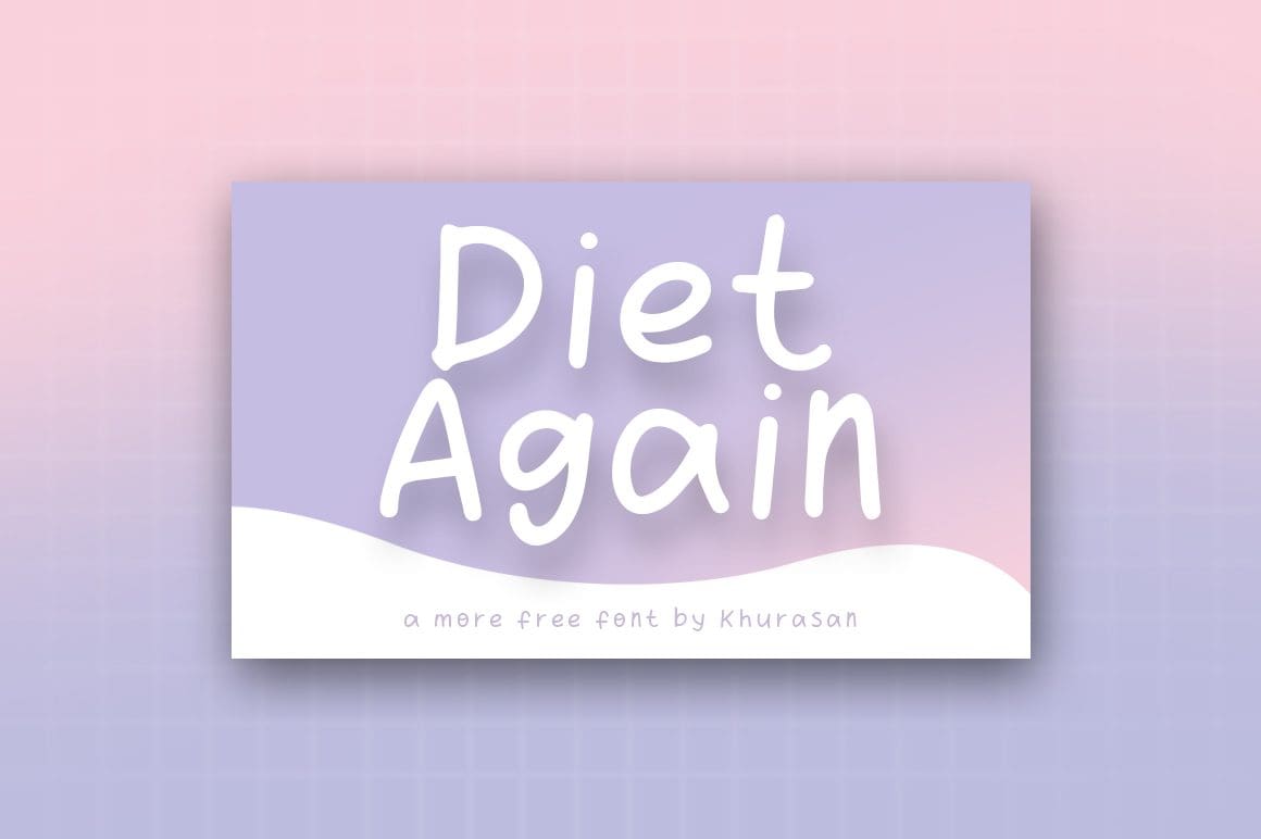 Diet Again Font