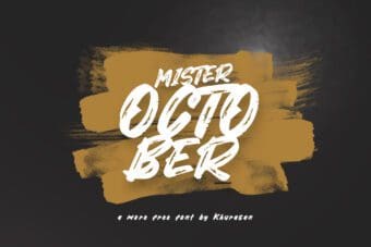 Mister October Font