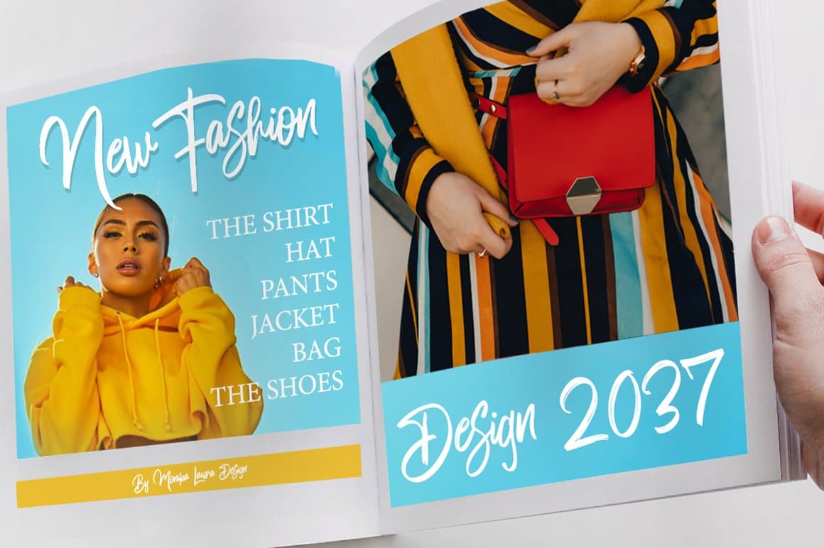 Konsteady Brush Font 2