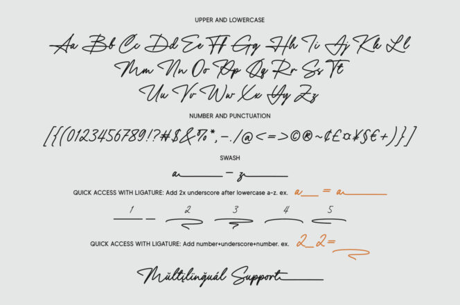 Yustine Signature Font