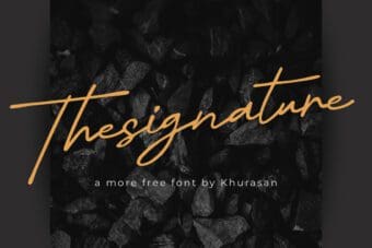 Thesignature Font