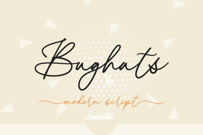 Bughats Script Font