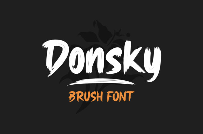 Donsky Brush Font