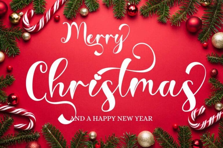 Christmas Style Font 2