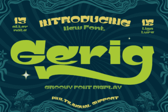 Gerig Groovy Font