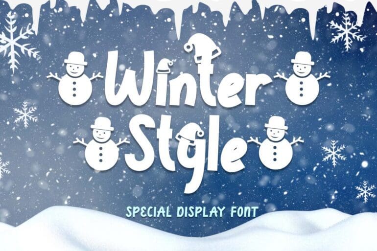 Winter Style Font