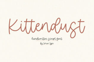 Kittendust Handwritten Font