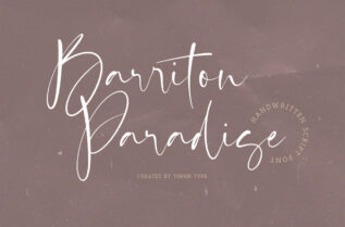 Barriton Paradise Font