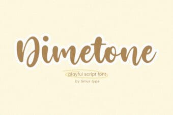 Dimetone Font