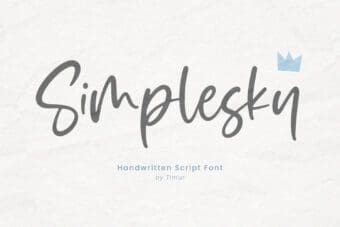 Simplesky Handwritten Font
