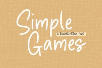 Simple Games Font