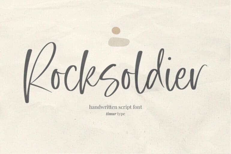Rocksoldier Handwritten Font