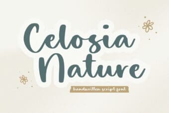 Celosia Nature Font