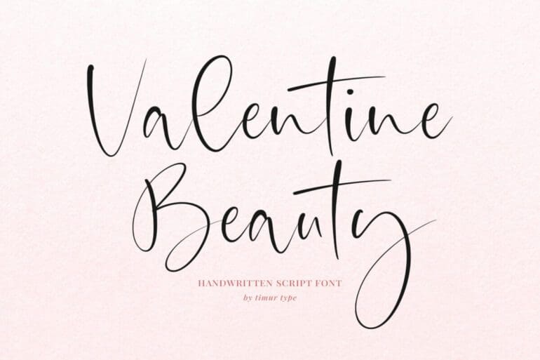Valentine Beauty Font