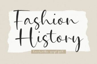 Fashion History Font