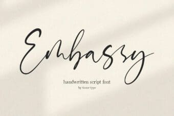 Embassy Handwritten Font