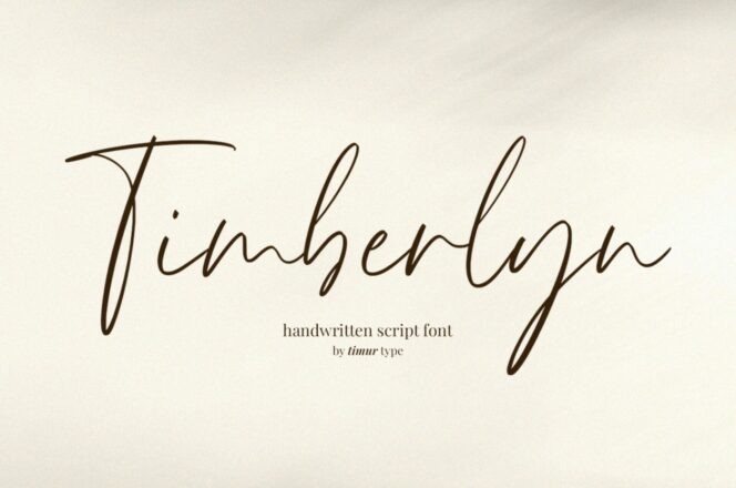 Timberlyn Handwritten Font