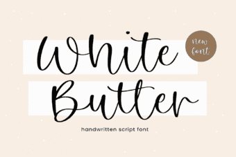White Butter Font