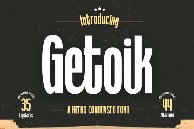 Getoik Retro Font