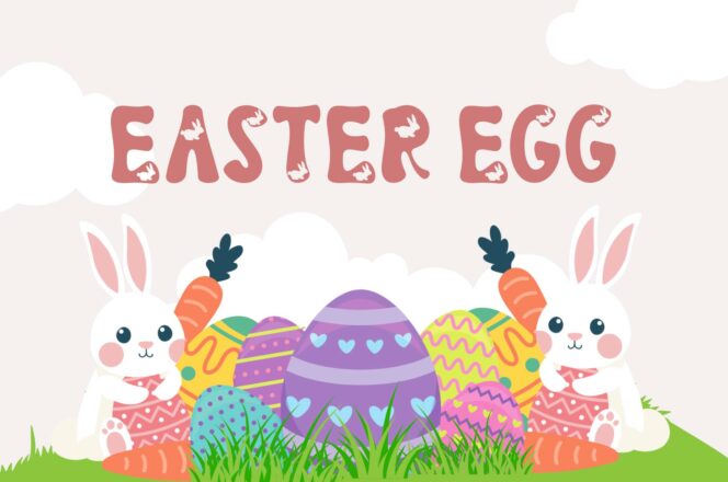 Easter Rabbits Font