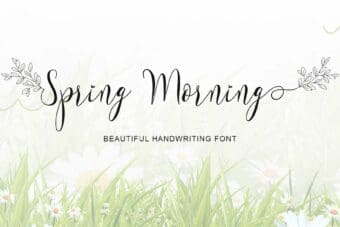 Spring Morning Font