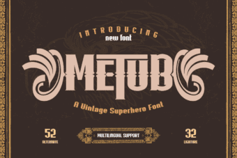 Metub Display Font