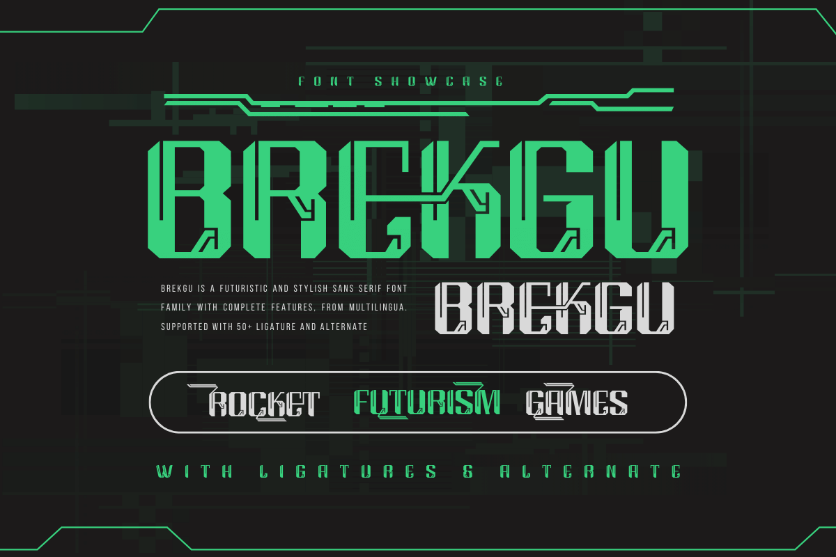 Brekgu Font 1