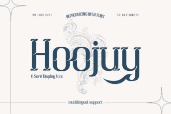 Hoojuy Serif Font