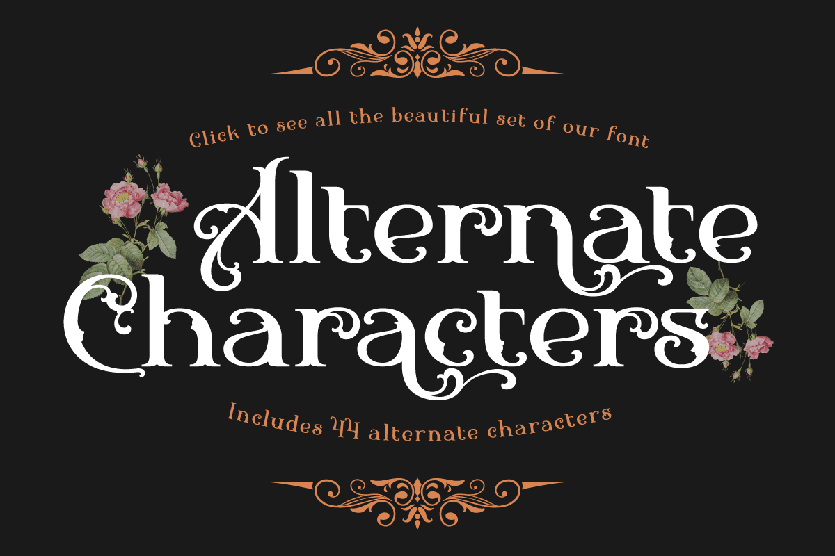 Bifaser Victorian Font 4