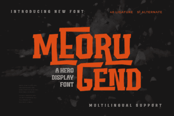 Meoru Gend Font