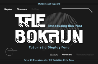 The Bokrun Font