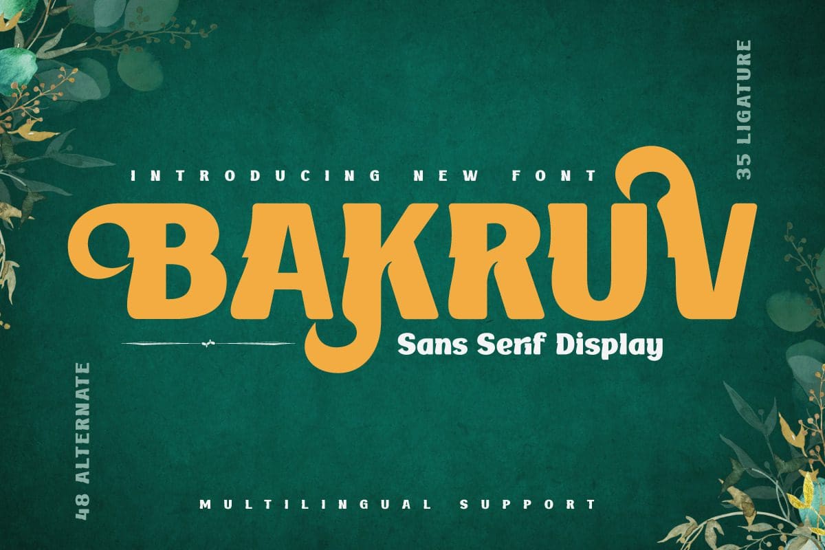 Bakruv Font