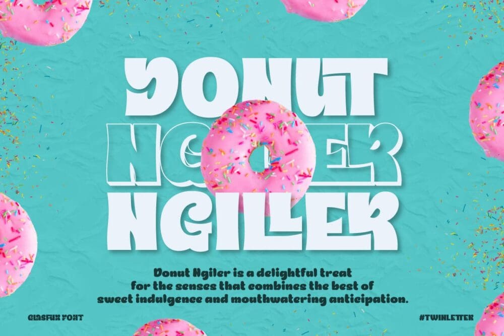 Glasfur Bubble Display Font 2