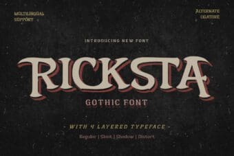 Ricksta Gothic Font