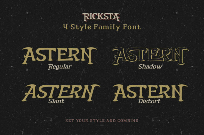 Ricksta Gothic Font