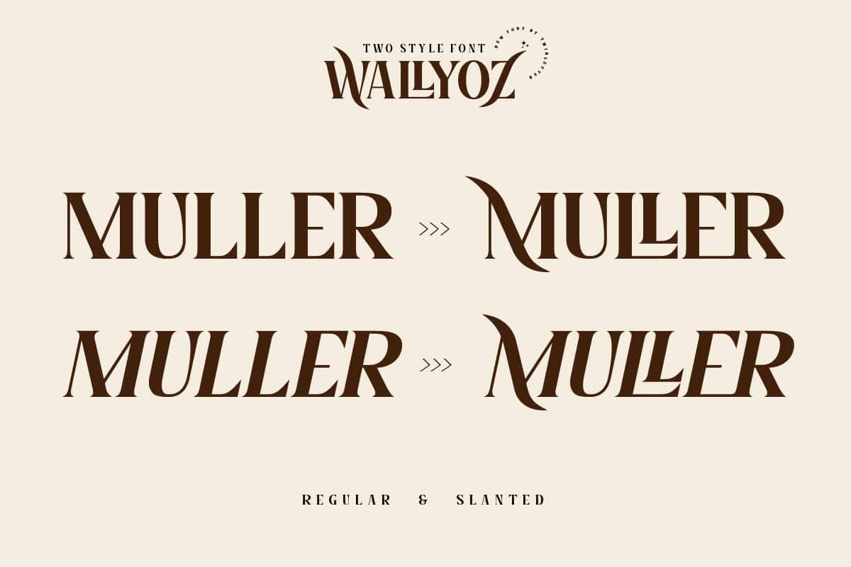 Wallyoz Font 1