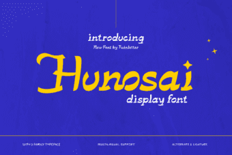 Hunosai Font