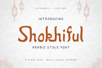 Shokhiful Arabic Style Font