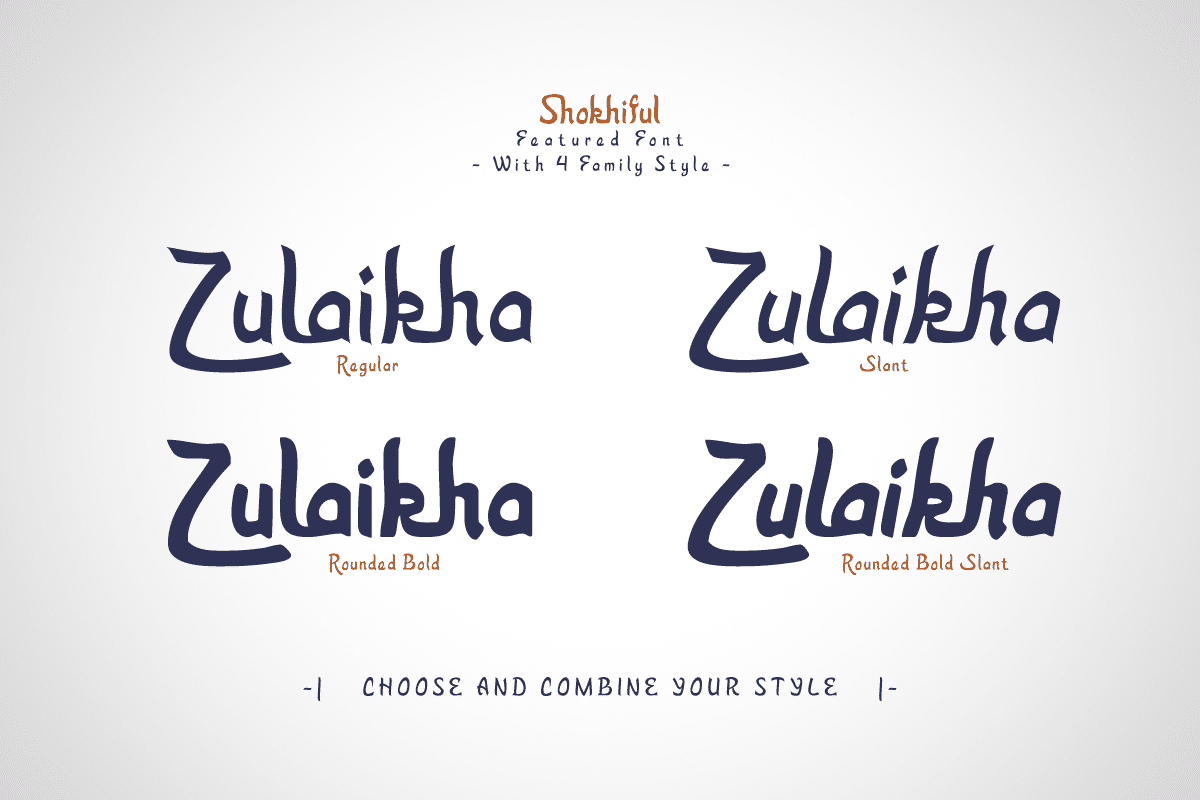 Shokhiful Arabic Style Font 1