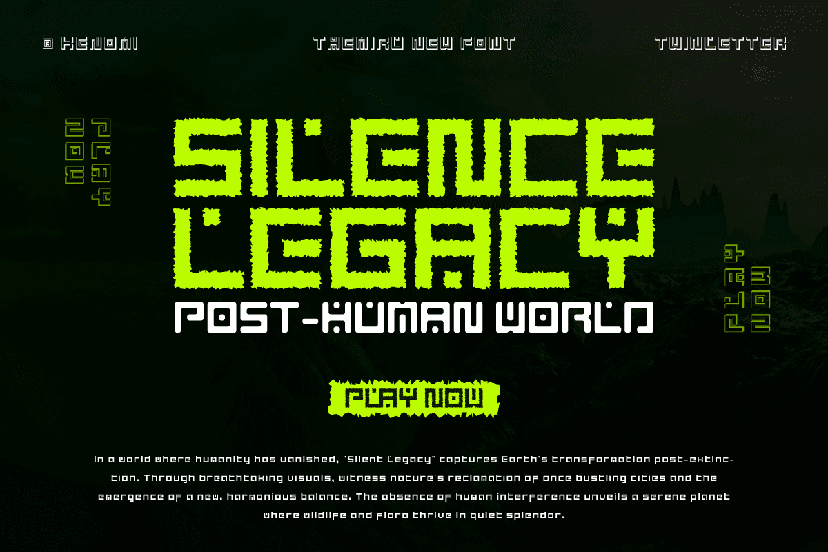 Themiru Futuristic Tech Font 3