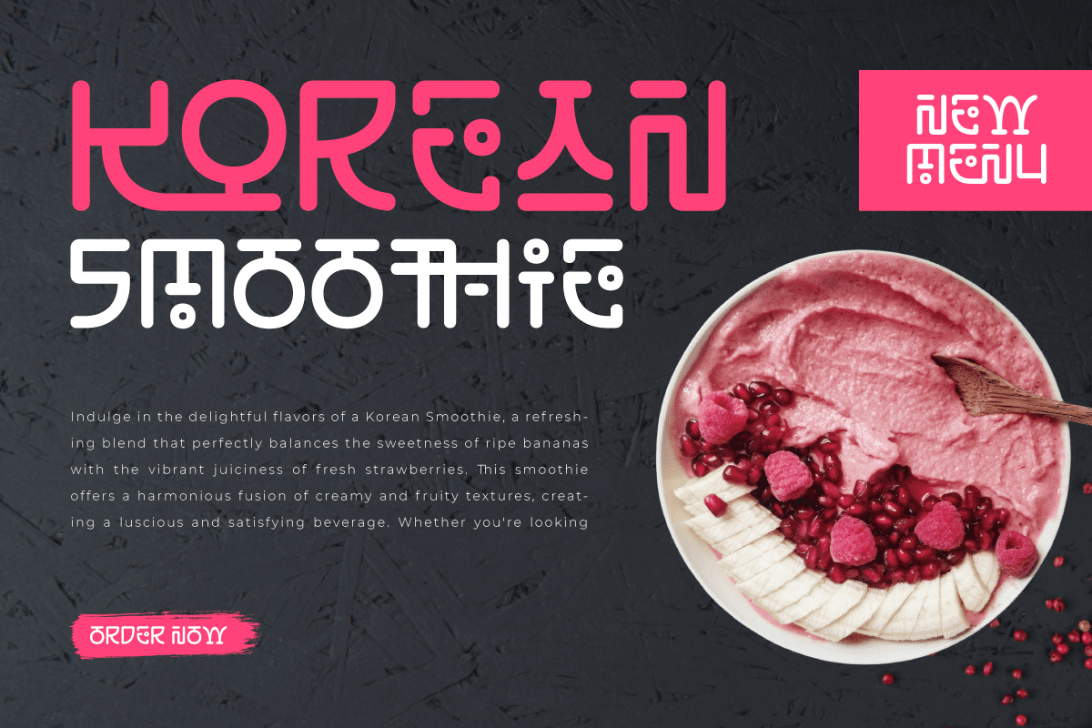 Lakoshen Korean Font 4