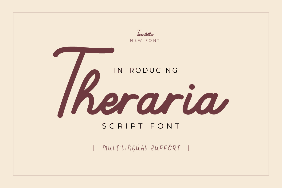 Theraria Monoline Font