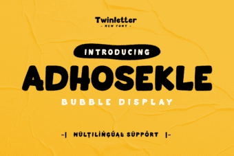 Adhosekle Playful Font