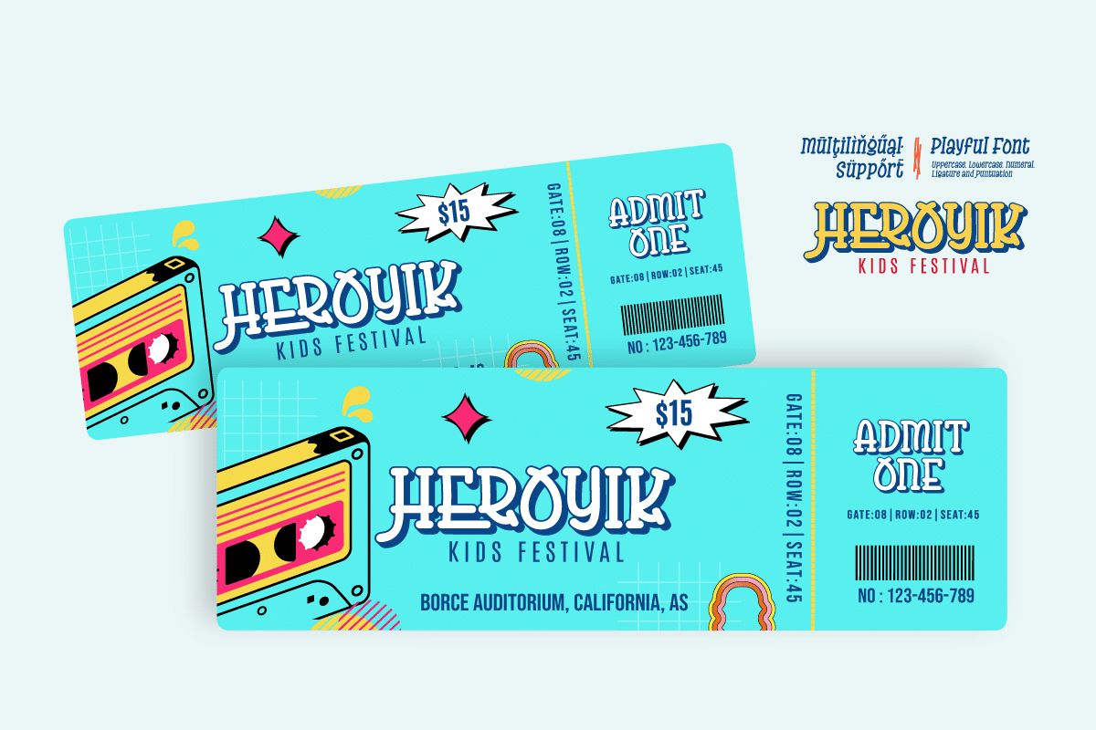 Bolatuk Playful Font 4