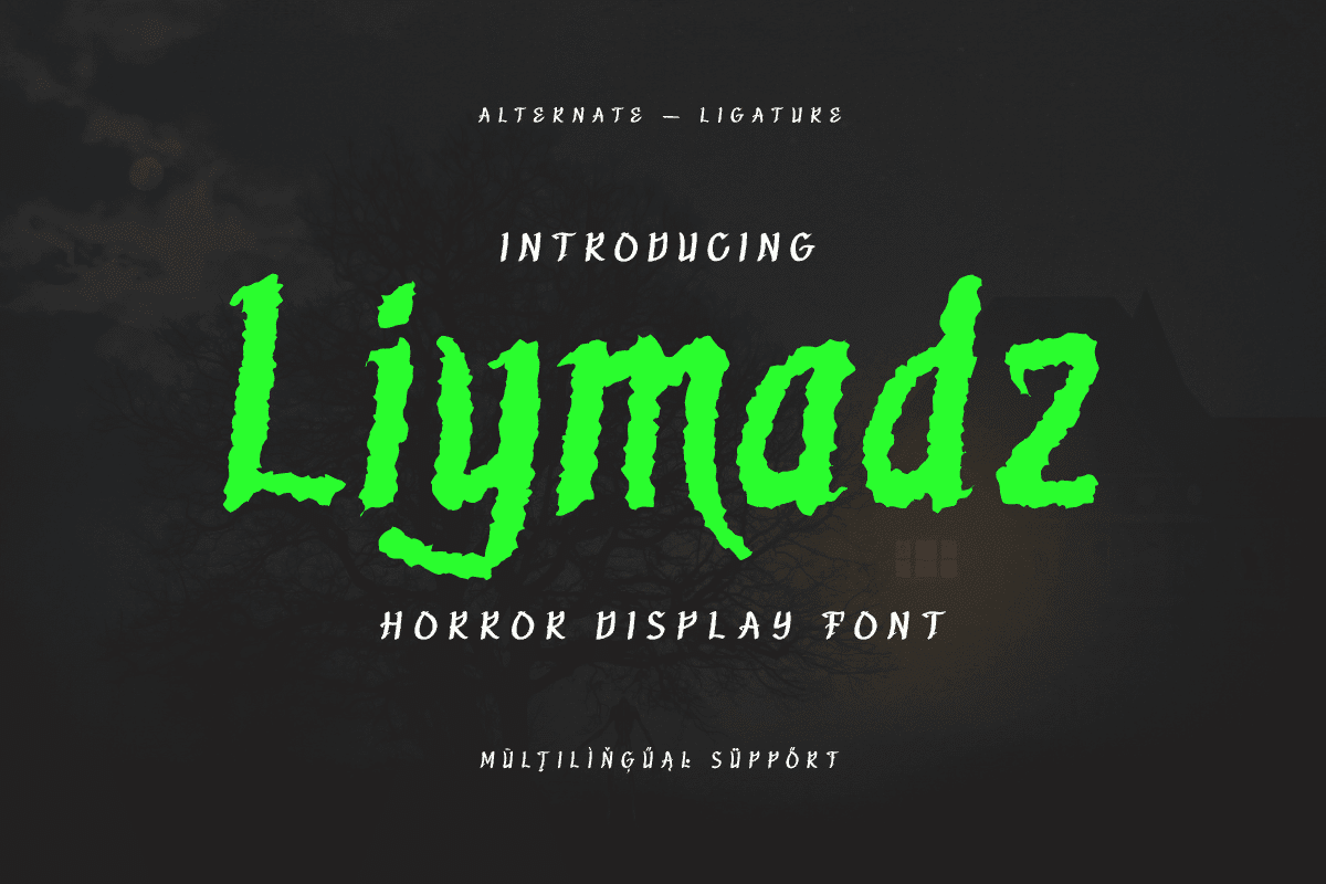 Liymadz Horror Font