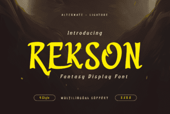 Rekson Movie Font