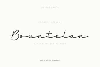 Bountelan Font