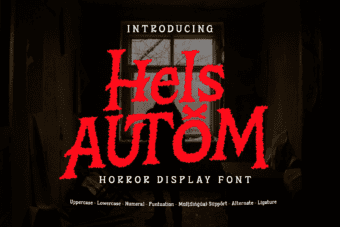 Hels Autom Horror Font