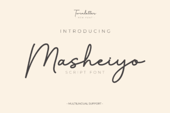 Masheiyo Script Font