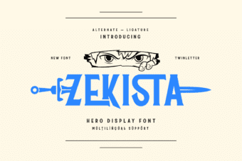 Zekista Hero Font
